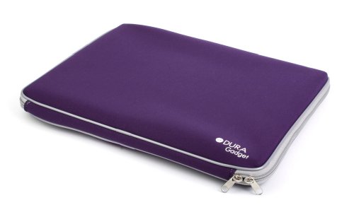 DURAGADGET Royal Purple 17 inch water resistant laptop carry case / bag / sleeve for Apple MacBook Pro Core 2 Duo 4GB 320GB