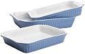 Reco International Rectangular Baking Set of 3, Blue