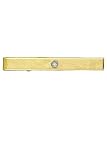 14k Gold Tie Bar with Diamond Centre