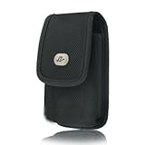 HTC Droid HD2 Droid X Black Nylon Tactical Heavy Duty Military Cell Case Po ....