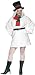 costume snowman,x/lge,top,scarf,hat+belt