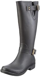 Colors of California Stivale Comperos con Zip HC.RBH2, Damen Gummistiefel, Schwarz (BLA), EU 38