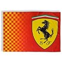 Ferrari Shield Small Checkered Flag