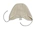 LANACare Baby Hat - Newborn Hats for Girls or Boys - Natural White w/Lace, 50