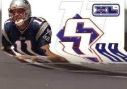 2002 Upper Deck XL Super Swatch Jerseys #SSDB Drew Bledsoe - Buffalo Bills (Piece of Authentic Game-Worn Jersey Serial #'d 800) (Football Cards)
