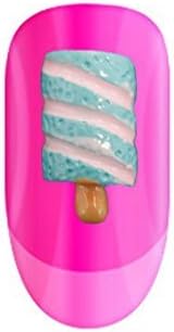 Effect Beauty Berry Twister Ice Lolly 3D Nail Art Decorations - by Effect Beauty