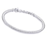 Sterling Silver Polished Fluted Hard Bangles