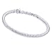 Sterling Silver Polished Fluted Hard Bangles