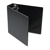 Cardinal 11532 Heavyweight Vinyl Slant-D Ring Binder, 2 Cap., Black