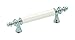 Amerock Cabinet Pull 3" Allison White Polished Chrome Card 2