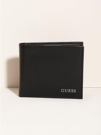 GUESS Plain Cow Passcase Wallet GUESS Plain Cow Passcase Wallet