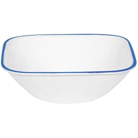 Corelle Square 22-Ounce Soup Cereal Bowl, Asian Bloom by Corelle