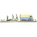 THE ADVENTURES OF TINTIN TRANSPORTS COLLECTIBLE SERIES: THE ATOMIC RESEARCH CENTRE AMBULANCE FROM EXPLORERS ON THE MOON