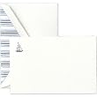 Engraved Sailboat Correspondence Cards