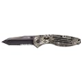 SOG Specialty Knives and Tools AE-07 Tanto Digi Camo Aegis Knife, Black TiNi