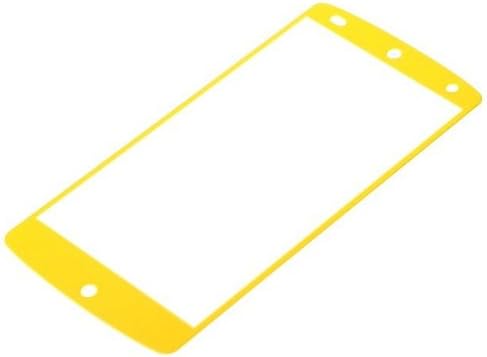 Nozza Colorful 0.3mm Ultra-thin Tempered Glass Screen Protector for Google Nexus 5 with 9H Hardness/Perfect Anti-scratch/Shatterproof/Fingerprint & water & oil resistant (Google Nexus 5) Yellow