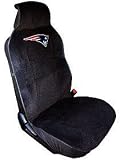 New England Patriots Seat Cover Made Out Of A Durable Poly-Velour Material Stain Resistant