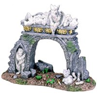 Exotic Environments Gargoyle Hearth Aquarium Ornament