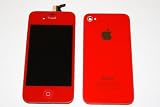 RED CDMA iPhone 4 4G Full Set: Front Glass Digitizer +LCD + Back Cover Assembly + Home Button - For VERIZON/SPRINT CDMA