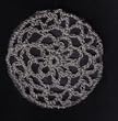 Gray Hair Net Crocheted Hair Bun Cover- MEDIUM