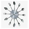 Verichron Metal Fork and Spoon Clock