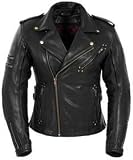 MARYLIN MOTORCYCLE JACKET BLACK SIZE:XLG