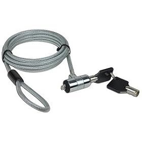 6 Foot NoteGuard Kensington Compatible Universal Security Cable Lock With 2 Keys by