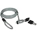 6 Foot NoteGuard Kensington Compatible Universal Security Cable Lock With 2 Keys