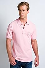 Short Sleeve Garment Washed Oversized Croc Pique Polo
