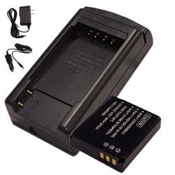 Hitech -Battery & Charger Set for Panasonic Lumix DMC-FX10 / Lumix DMC-FX12 Digital Camera