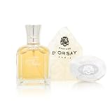 Tilleul by D'Orsay 3 Piece Set Includes: 3.4 oz Eau de Toilette Spray + 3.5 oz Perfumed Soap + 1 Pochette Pure Soie