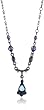 1928 Jewelry Vintage-Inspired Royal Blue Crystal Drop Necklace