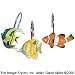 Blue Lagoon Shower Curtain Hooks