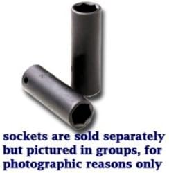 SKT-34236 1/2" Drive 6 Point Deep Fractional Impact Socket 1-1/8" by SK Tools