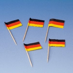 FLAGGENPICKER – DEUTSCHLAND – 200 STÜCK