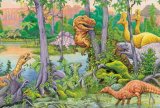 Buy Prehistoric Predators Puzzle within Puzzle 100 Piece by Great American Puzzle Factory