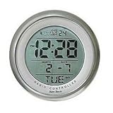 Atomic Bathroom Digital Alarm Clock With suction cup