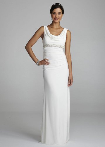 Jersey knit wedding dress Clearance