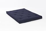 4ft6 135cm Double Navy Futon Mattress