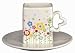 Kitchen & Housewares : Loveramics Matchbox Espresso Cups Flower field
