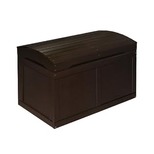 Badger Basket Barrel Top Toy Box, Espresso by Badger Basket