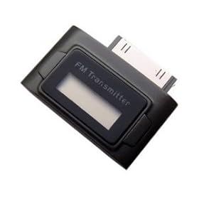 Black Exeze Pico 5 FM Transmitter for iPhone, iPhone 3G, iPhone 3GS, iPhone 4, iPod Nano 3G, iPod Nano 4G, iPod Nano 5G, iPod Touch, iPod Touch 2G, iPod Classic all models, iPad all models - Ultra Small - No cables or batteries needed