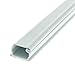 1.25 inch Surface Mount Cable Raceway, White, Straight 6 foot Section