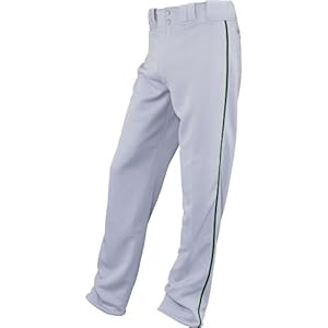 Easton Adult Quantum Plus Pro Piped Baseball Pants , Gray/Green, XL 