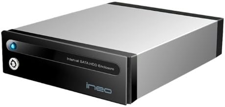 ineo I-NA307, 3.5-Inch Hard Drive Desktop Mobile Rack (Black)