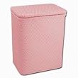 Infant & Toddler Wicker Hamper With Interior Bag Crystal Pink