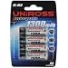 UniRoss 4 x AA Ni-Mh 1300 mAh Rechargeable Batteries