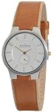 Skagen Herrenarmbanduhr Slimline Leder 433LSLTGC