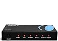 OREI HD-104 1x4 4 Ports HDMI Powered Splitter for Full HD 1080P &amp; 3D Support (One Input To Four Outputs)