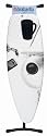 Brabantia Ironing Board with Black Silicone Heat Pad, Size D, 135 x 45cm, 35mm Black Frame, Breakfast Cover